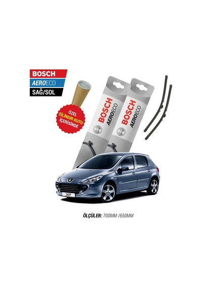 Peugeot 307 Muz Silecek 2005-2007 Bosch Aeroeco