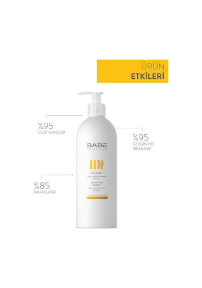 Babe Oil Soap 500ml - Çok Kuru Ciltler için Vücut Yıkama Yağı