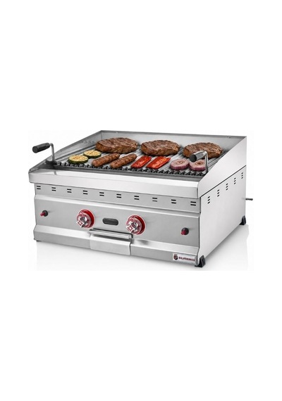 Silverinox Doğalgazlı Set Üstü Amerikan Lavtaşlı Izgara 70 Cm Diğer