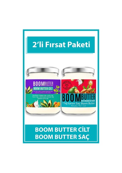 Boom Butter Saç Ve Cilt Bakım Paketi