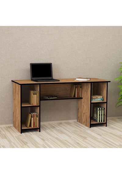 Kalenderdekor1 Kalender Dekor Avel-Twins 145 Cm Çalışma Masası Avt04 Meşe