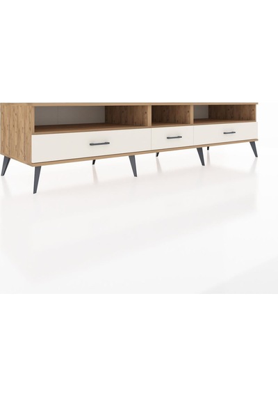 Kronos Tv Ünitesi 3 Raflı 3 Çekmeceli 220x59x51 Çam-çam/aytaşı Atlas Çam/aytası - Atlas Çam Kronos Tv Ünitesi 3 Raflı 3 Çekmeceli 220x59x51 Çam-çam/aytaşı Atlas Çam/aytası - Atlas Çam
