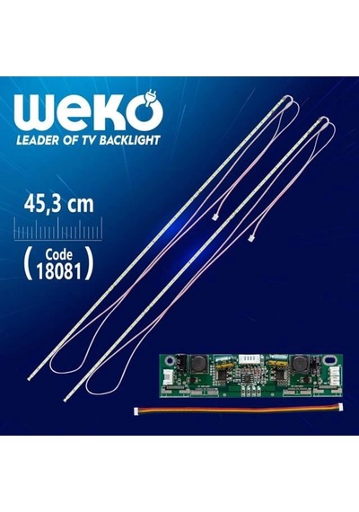 40'' İnç 48 Ledli 45 Cm Universal Tv E-led Takımı Çok Renkli