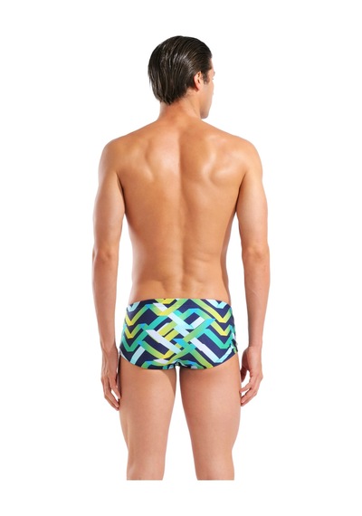 Arena Texture Swim Low Waist Short Erkek Mayo Navy Multi Navy Multi