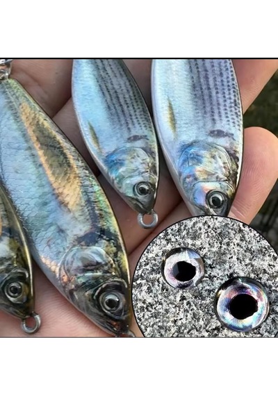 3d Göz - 3 Mm - Jig Rapala Kaşık Silikonlar Için Yapay Göz - 50 Adet
