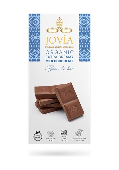 Jovıa Organıc Extra Creamy Mılk Çikolata 85 G - 6 Adet Tarı