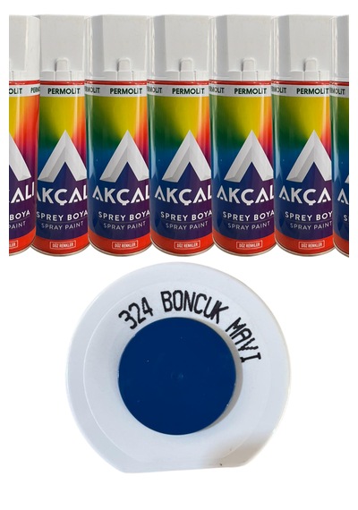 Sprey Boya Akçalı Alüminyum,ahşap,plastik,demir,metal Sprey Boyama 400 Ml 324 Boncuk Mavi