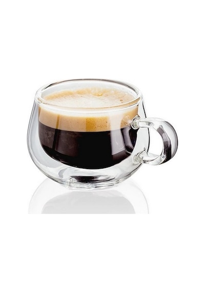 Çift Camlı Katmanlı Çift Cidarlı Kupa Fincan 150 Ml