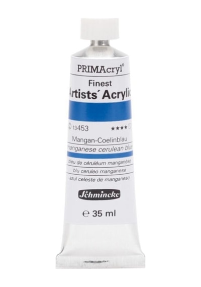 Schmincke Primacryl Artist Akrilik Boya 35 Ml Seri 2 453 Manganese Cerulean Blue