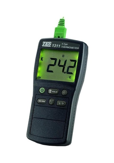 Tes-1311a Yüksek Hassasiyetli Tip K Termometre Tek Kanal