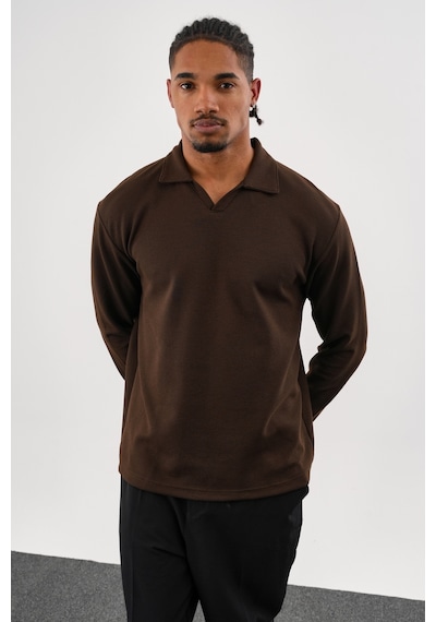 Redline Mellow Oversize Sweatshirt Kahve
