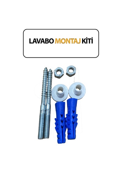 Lavabo Montaj Kiti, Lavabo Montaj Vida Ve Takımı Uzun Model Diğer