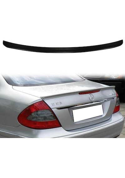 Autogp Mercedes W211 Bagaj Üstü Spoiler Siyah Boyalı 2001 / 2008 Agp-bg-1025
