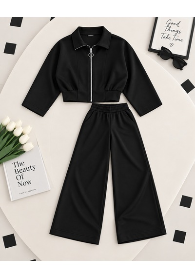 Kokoş Bebe Trend Modal Pile Detaylı 2 Li Modal Oysho Kız Çocuk Takım - 7/16 Yaş - 31930 Siyah Kokoş Bebe Trend Modal Pile Detaylı 2 Li Modal Oysho Kız Çocuk Takım - 7/16 Yaş - 31930 Siyah