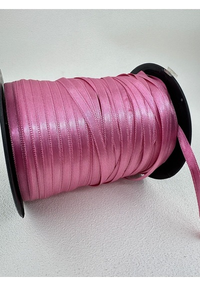 Paşateks 6 Mm Saten Kurdela-10 Metre-şeker Pembe