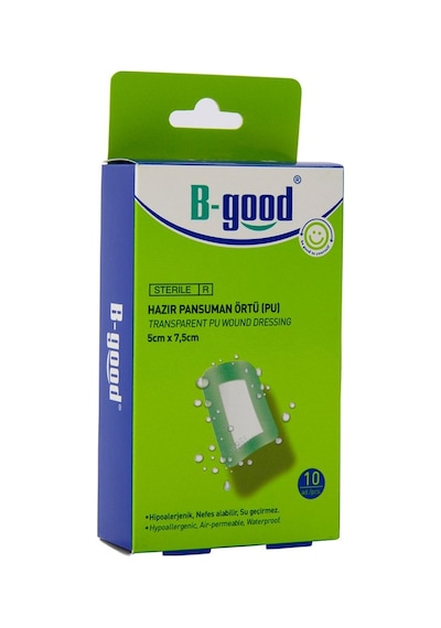 B-Good Şeffaf Hazır Pansuman Örtüsü 5 x 7.5 CM