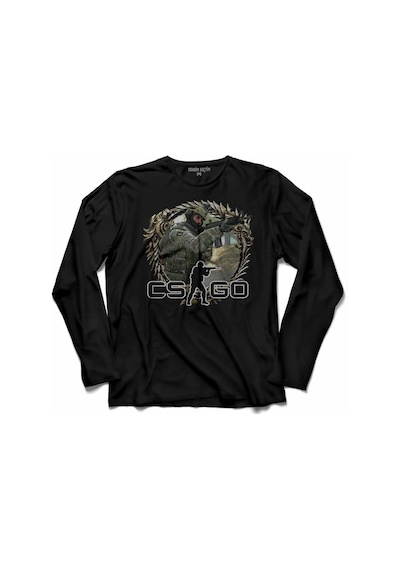Counter Strıke Cs Go Gamer Oyuncu Uzun Kollu Tişört (512971927)
