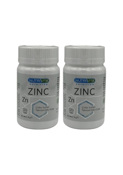 Nutrivita Nutrition Zinc 15 Mg Çinko 2x120 Tablet