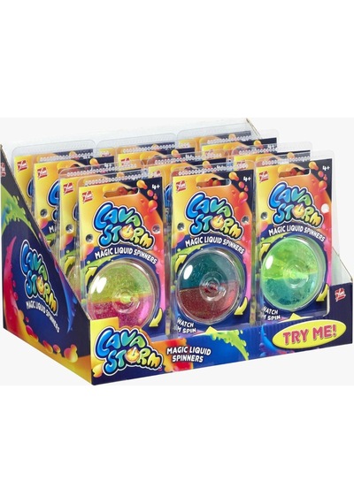 Stress Giderici Duyusal Fidget Simli Sıvılı Renkli Plastik Topaç - 1 Adet