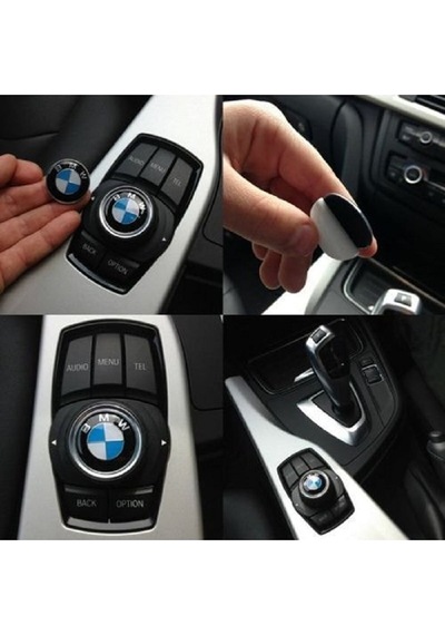Bmw Uyumlu Joystick Konsol Sticker Şık Kaliteli Arma Logo 29 Mm