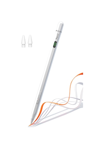 Novstrap Apple Uyumlu iPad  11. Nesil A16 / 10. Nesil 10.9 İnç İle Bluetooth Dokunmatik Tablet Kalemi Bp26bl Pil Ekranlı Kısayol Tuşlu Stylus Pencil