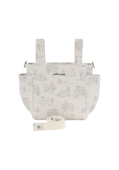 Pasito A Pasito Toile De Jouy Crossbody Bebek Bakım Çantası Cream Krem