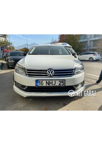 Kit Garaj Volkswagen Passat B7 Ön Tampon Ek Ön Ek Plastik Boyasız