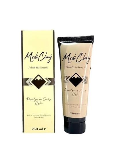 Medi Clay Papatya Ve Ceviz Özlü Peloid Yüz Terapisi Kil Maskesi 250ml