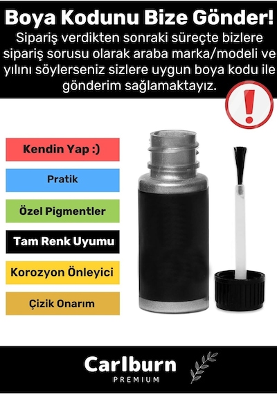 Özel Üretim Suya Dayanıklı Ford Marka Uyumlu Çizik Taş Izi  Onarıcı 40ml Oto Rötuş Boya