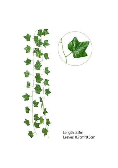 Yapay Sarmaşık Üçgen Yaprak Yapay Çiçek Dekoru 230Cm X 3Adet Yapay Sarmaşık Üçgen Yaprak Yapay Çiçek Dekoru 230Cm X 3Adet