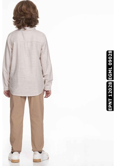 Xo Kids Erkek Navy Pantolon 8-14 Yaş 64718 Epnt12028 Camel