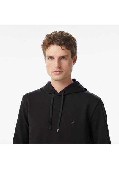 Nautica Erkek Siyah Classic Fit Kapüşonlu Sweatshirt Düz K57226t Siyah