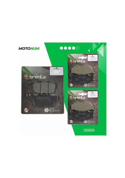 Yamaha Xj 6 N Diversion Ön Ve Arka Fren Balata Takımı Brenta Mtn6382