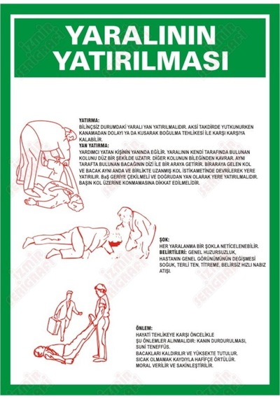 Yaralının Yatırılması Levhası