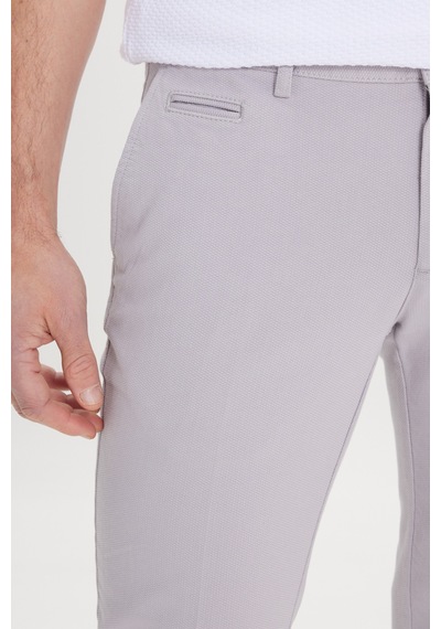 AC&Co / Altınyıldız Classics Erkek Grı Slim Fit Dar Kesim Yan Cepli Pamuklu Esnek Armürlü Pantolon Gri AC&Co / Altınyıldız Classics Erkek Grı Slim Fit Dar Kesim Yan Cepli Pamuklu Esnek Armürlü Pantolon Gri