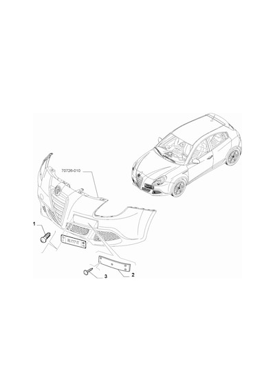 Alfa Romeo Giulietta Plaka Altligi 426283468