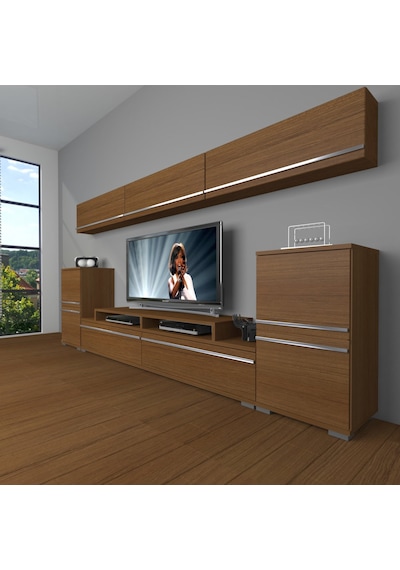 Decoraktiv Ekoflex 9 Mdf Tv Ünitesi Tv Sehpası Ceviz