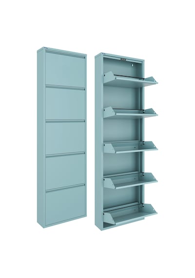 Ceha 5'li Metal Ayakkabılık - Okyanus Mavisi/ocean K.AYK-5/M5617 Mavi