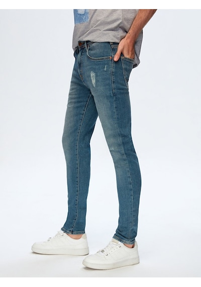 Ltb Dıego X Y Dar Paça Orta Bel Jean Pantolon 010095149016109 4114 Mavi
