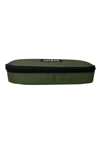 Jacbag Oval Medium Haki Yeşil Erkek Çocuk Kalem Çantası Çok Renkli