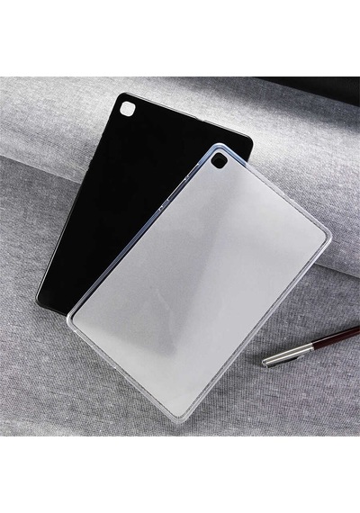 Samsung Uyumlu Galaxy Tab A7 10.4 T500 2020 Fuchsia Tablet Süper Silikon Kapak Arka Kapak