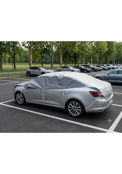 Gard Oto Universal Sedan Araç Brandası Su Geçirmez Gri