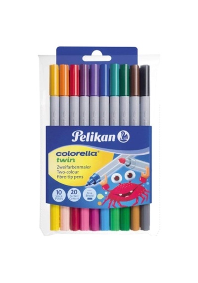 Kalem 2li Uç 10lu Çok Renkli