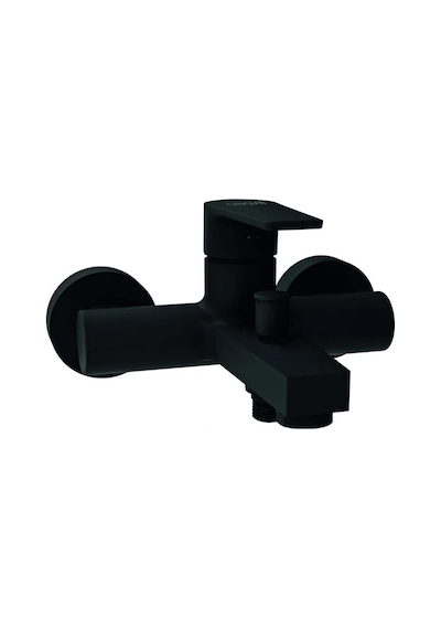 Creavit SR2510S Sharp Banyo Batarya + SH630SM Mat Siyah Tepe Duş Seti Mat Siyah