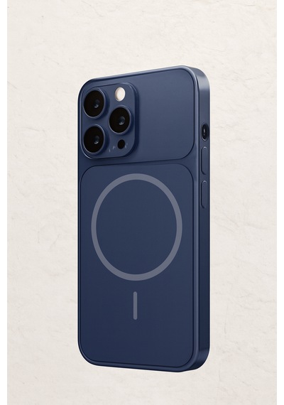 Ag Glass Apple Uyumlu iPhone 14 Pro Max Telefon Kılıfı Mavi
