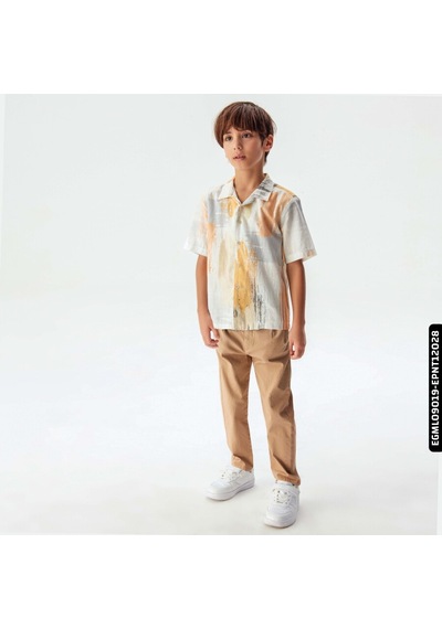 Xo Kids Erkek Navy Pantolon 8-14 Yaş 64718 Epnt12028 Camel