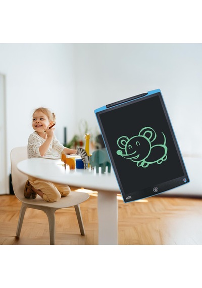House Pratik Hp45 Pilli Lcd Ekran Elektronik Yazı Tahtası 12 İnç Mavi