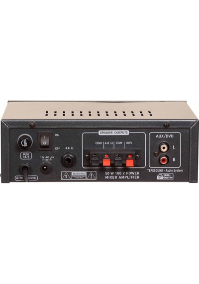 Tepe Sound Icon-51 50W / 4 Ohm-100V Usb Bluetooth Amplifikatör