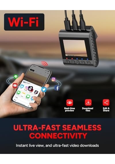 Sjcam M60s Araç Kamerası 4k/30 Frm 170 Açı Tek Kamera