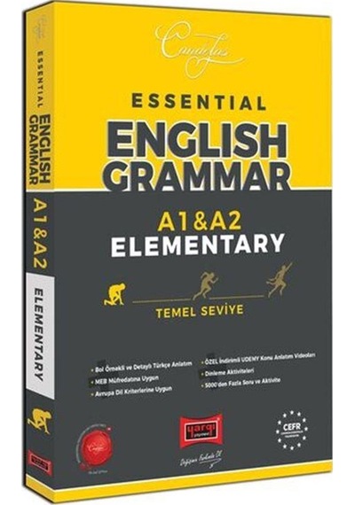 Essential English Grammar A1 A2 Elementary Temel Seviye -  Yargı Yayınları